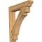 Ekena Millwork Merced Slat Rough Sawn Outlooker, Western Red Cedar, 8"W x 38"D x 42"H OUT08X38X42MRC06RWR - alternate 1